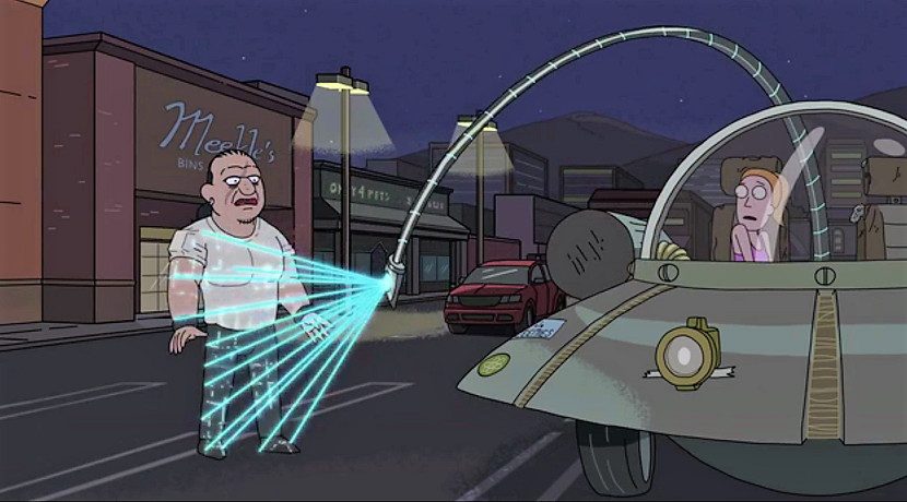 Keep Summer safe Tesla's Heaster Egg in reference to Rick and Morty